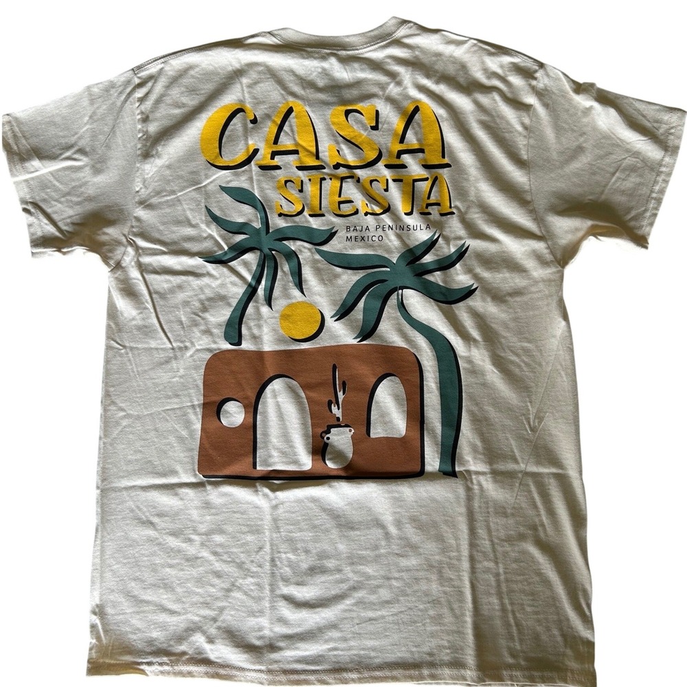 NWT PacSun Graphic‎ T-Shirt Mens Size Large Casa Siesta Baja Peninsula Mexico
